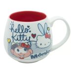 Caneca Bulging 300Ml – Monica & Hello Kitty Caneca Bulging 300Ml - Monica & Hello Kitty