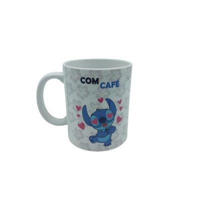 Caneca Ceramica 325Ml - Stitch Cafe