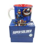 Caneca Cerâmica 350Ml - Marvel Capitão Tie Dye