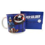Caneca Cerâmica 350Ml - Marvel Capitão Tie Dye