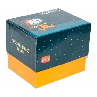 Caneca Cerâmica 350Ml - Snoopy Space