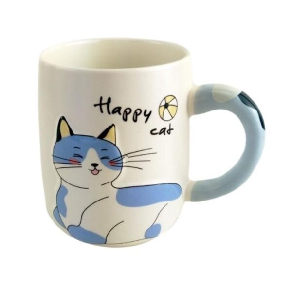 Caneca Cerâmica 480Ml - Happy Cat