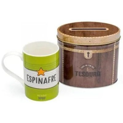 Caneca Com Cofre 310Ml - Popeye Espinafre
