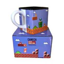 Caneca Cubo 300Ml - Mario Fase Pixels