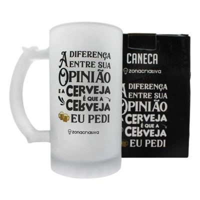 Caneca De Chopp 450Ml - Sua Opiniao