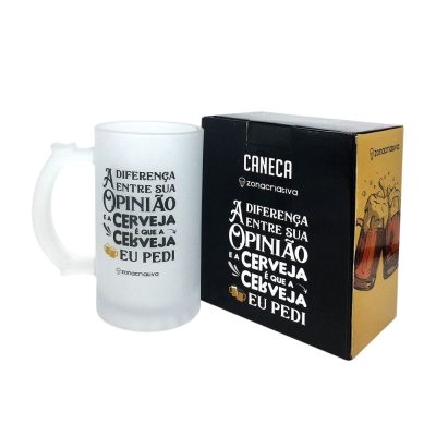 Caneca De Chopp 450Ml - Sua Opiniao