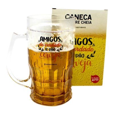 Caneca De Chopp 500Ml - Amigos Dao Cerveja