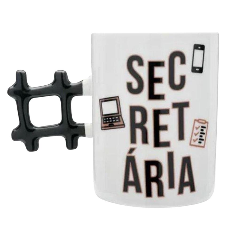 Caneca Hashtag 400Ml – Profissao Secretaria Caneca Hashtag 400Ml - Profissao Secretaria