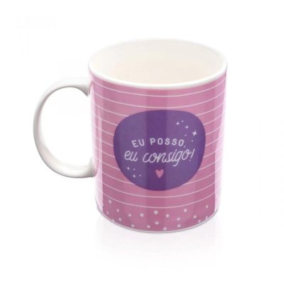 Caneca Porcelana 300Ml - Eu Posso