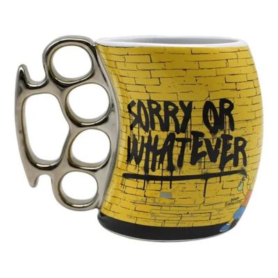 Caneca Soco Ingles 350Ml - The Simpsons Bart Grafite