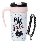 Caneca Termica Com Acessorio 300Ml – Mae De Gato Caneca Termica Com Acessorio 300Ml - Mae De Gato