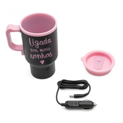 Caneca Termica Usb 450Ml – Meus Sonhos