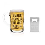 Caneco Com Abridor 400Ml – Cerveja Que Você Respeita Caneco Com Abridor 400Ml - Cerveja Que Você Respeita