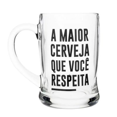 Caneco Com Abridor 400Ml - Cerveja Que Você Respeita