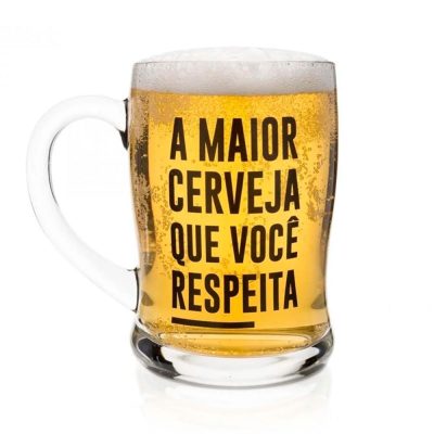 Caneco Com Abridor 400Ml - Cerveja Que Você Respeita
