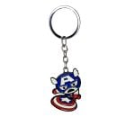 Chaveiro Capitão America Com Escudo - Metal