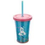 Copo Canudo 350Ml – Confete Lhama Copo Canudo 350Ml - Confete Lhama