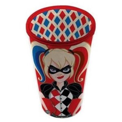 Copo Canudo 500Ml - Harley Quinn