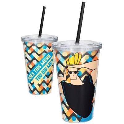 Copo Canudo 500Ml - Johnny Bravo (Sem Caixa)
