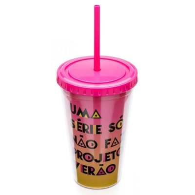 Copo Canudo 500Ml - Projeto Verao (Sem Caixa)