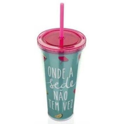 Copo Canudo 650Ml - Sede Não Tem Vez