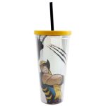 Copo Canudo 650Ml - Wolverine