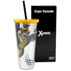 Copo Canudo 650Ml - Wolverine