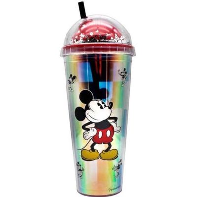 Copo Canudo 750Ml - Holográfico Mickey