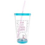 Copo Canudo E Domo 650Ml – Lhama Copo Canudo E Domo 650Ml - Lhama