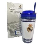 Copo Canudo E Pote 450Ml – Real Madrid Copo Canudo E Pote 450Ml - Real Madrid