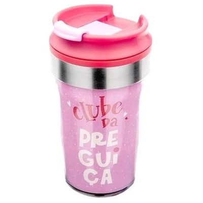 Copo Para Viagem 350Ml - Clube Da Preguiça