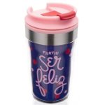 Copo Para Viagem 350Ml – Ser Feliz Copo Para Viagem 350Ml - Ser Feliz