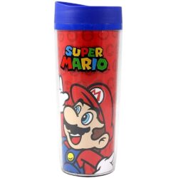 Copo Para Viagem 500Ml - Super Mario