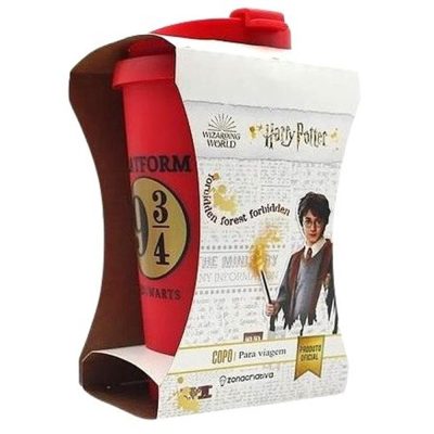 Copo Para Viagem 550Ml - Harry Potter Hogwarts Express