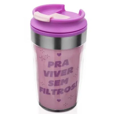 Copo Para Viagem 350Ml - Bom Humor