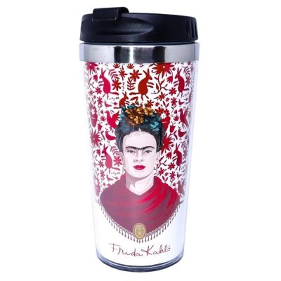 Copo Térmico 500Ml - Fk Red Birds And Flowers (Sem Caixa)