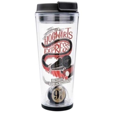 Copo Viagem Com Domo 400Ml - Hp Hogwarts Express