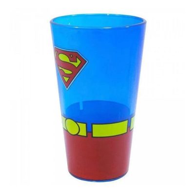Copo Vidro 450Ml - Superman