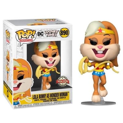 Funko Pop Animation - Looney Tunes Lola Bunny As Wonder Woman 890 (Special Edition)