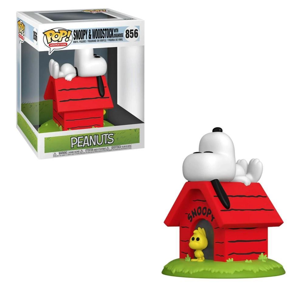 Funko Pop Animation - Peanuts Snoopy & Woodstock With Doghouse 856 (Deluxe)
