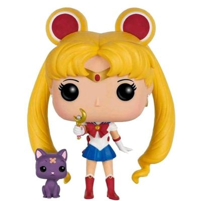 Funko Pop Animation - Sailor Moon W/Moon Stick & Luna 90 (Special Edition) (Vaulted)