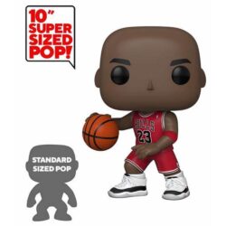 Funko Pop Basketball - Chicago Bulls Michael Jordan 75 (Red Away Jersey) (Super Sized)