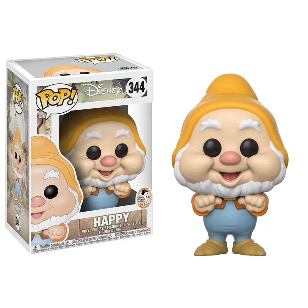 Funko Pop Disney – Snow White And The Seven Dwarfs Happy 344 (Vaulted) #7 Funko Pop Disney - Snow White And The Seven Dwarfs Happy 344 (Vaulted) #7
