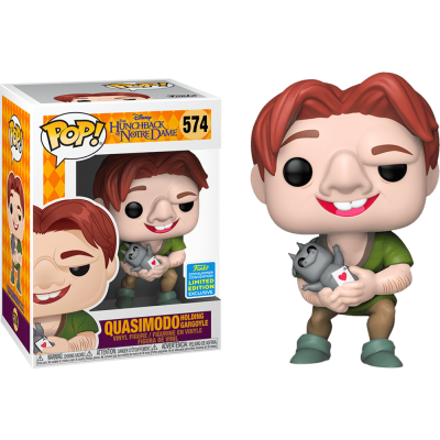 Funko Pop Disney - The Hunchback Of Notre Dame Quasimodo Holding Gargoyle 574 (Exclusive 2019 Summer Convention)