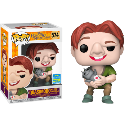Funko Pop Disney - The Hunchback Of Notre Dame Quasimodo Holding Gargoyle 574 (Summer Convention 2019) #2