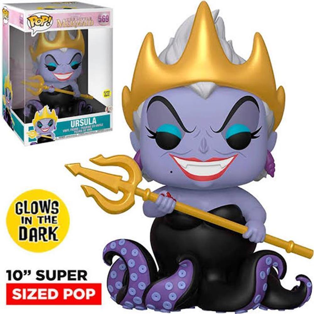 Funko Pop Disney - The Little Mermaid 30Th Anniversary Ursula 569 (Super Sized) (Glows In The Dark)