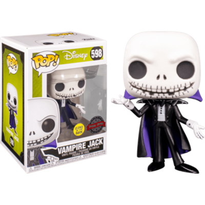 Funko Pop Disney - Vampire Jack 598 (Glows) (Special Edition)