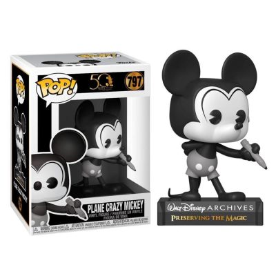 Funko Pop Disney - Walt Disney Archives 50Th Anniversary 50Th Plane Crazy Mickey 797