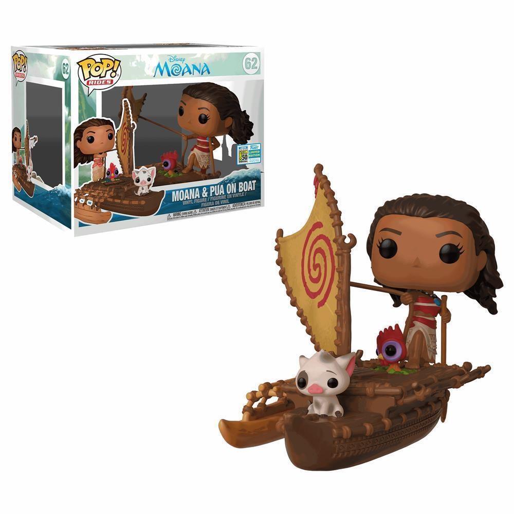 Funko Pop Rides – Disney Moana & Pua On Boat 62 (Exclusive 2019 Summer Convention) #1 Funko Pop Rides - Disney Moana & Pua On Boat 62 (Exclusive 2019 Summer Convention) #1