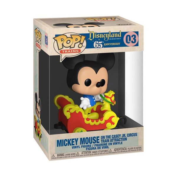 Funko Pop Trains - Disneyland Resort 65H Anniversary Mickey Mouse 03 (On The Casey Jr. Circus Train Attraction)